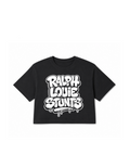 Ralph Louie Stunts Women’s Crop Tee – Black