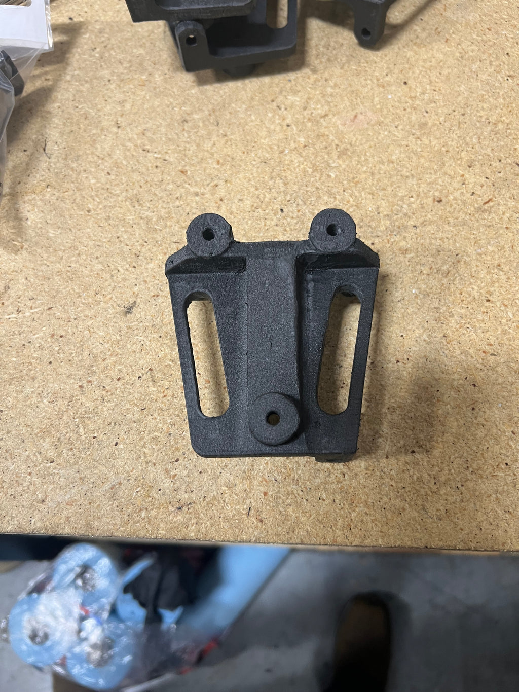 Crf 110 front fender bracket for Honda grom triple clamps (conversion)
