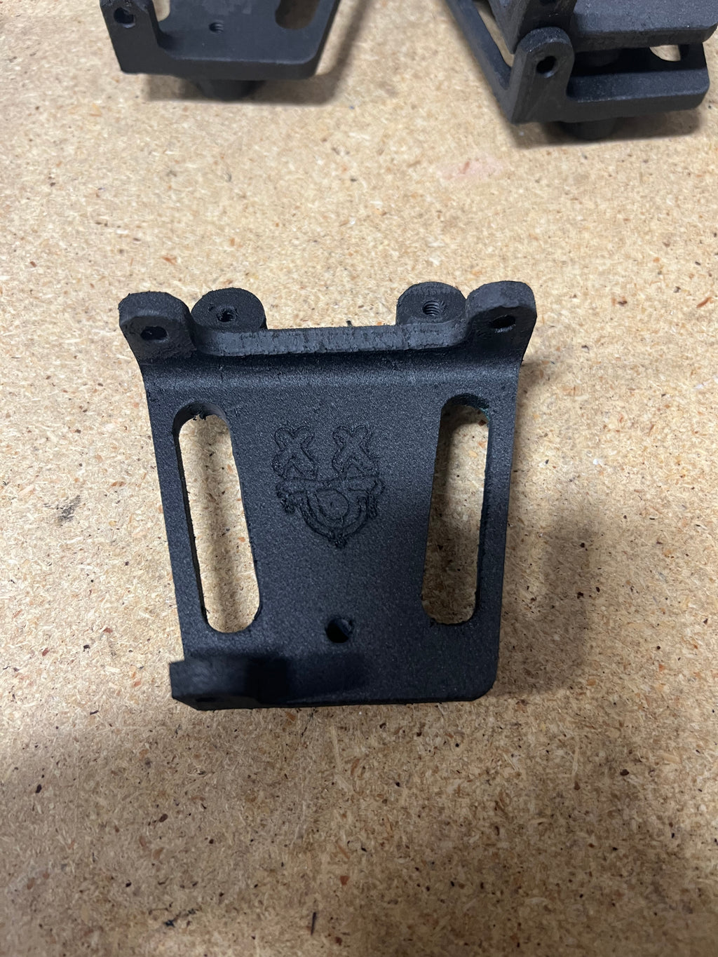 Crf 110 front fender bracket for Honda grom triple clamps (conversion)