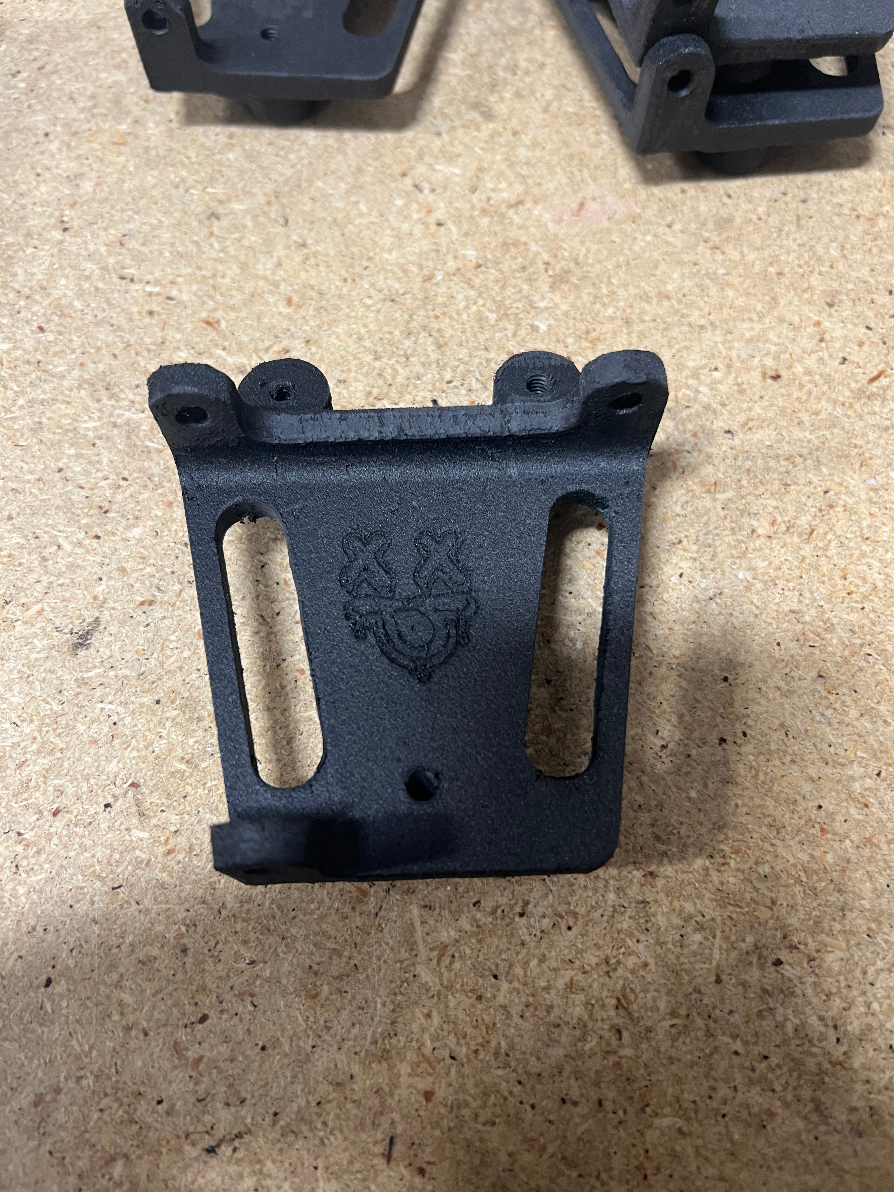 Crf 110 front fender bracket for Honda grom triple clamps (conversion)